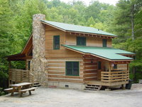 Bear Creek - Secluded Log Cabin Overlooking Creek - near Boone NC Accommodation Los Angeles