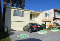 Brand New Remodel Sunny Room Near BART Station With Free Parking Accommodation Los Angeles