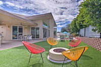 Central Palm Springs House with Backyard Paradise Accommodation Los Angeles