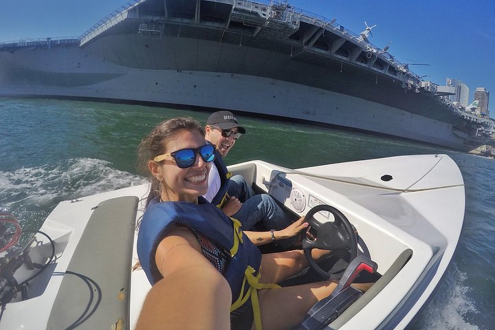Exclusive: San Diego Harbor Speed Boat, Electric Scooter And USS Midway Tour - thumb 0